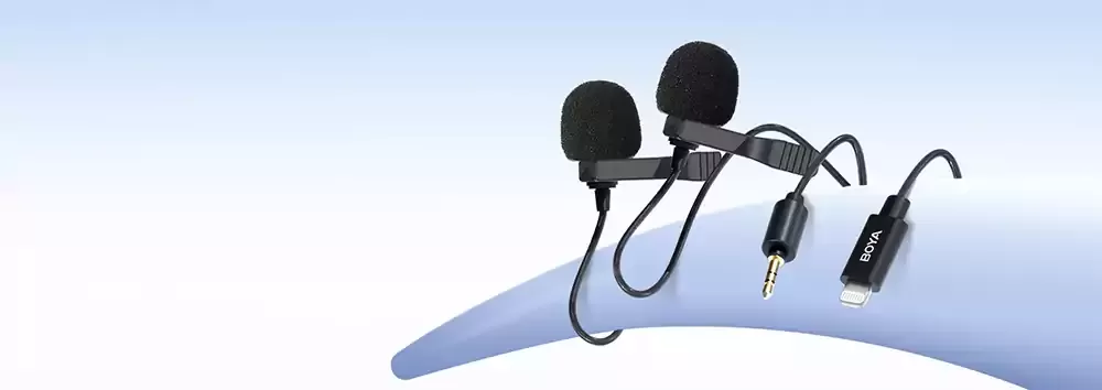 میکروفون یقه ای با سیم بویا مدل BY-M2D