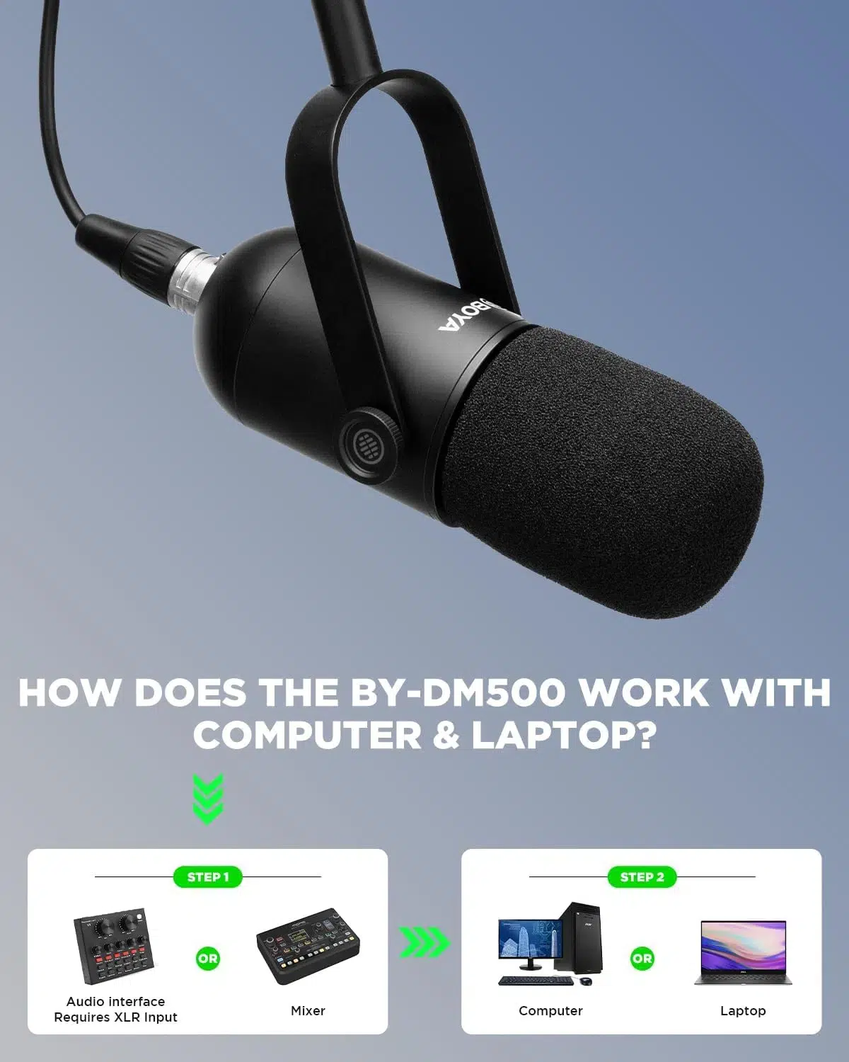 میکروفون استودیویی بویا مدل BY-DM500