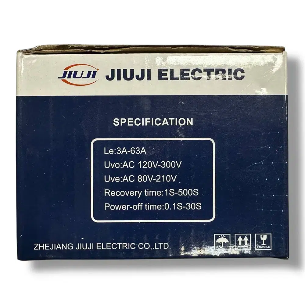 محافظ ولتاژ و جریان سه فاز ۶۳ آمپر jiuji