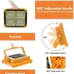 پرژکتور شارژی کیانگ KY-200W