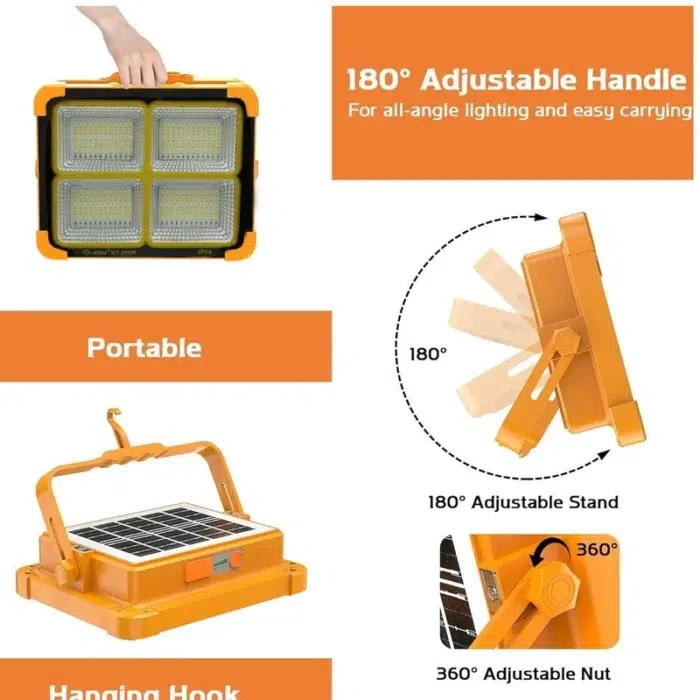 پرژکتور شارژی کیانگ KY-200W