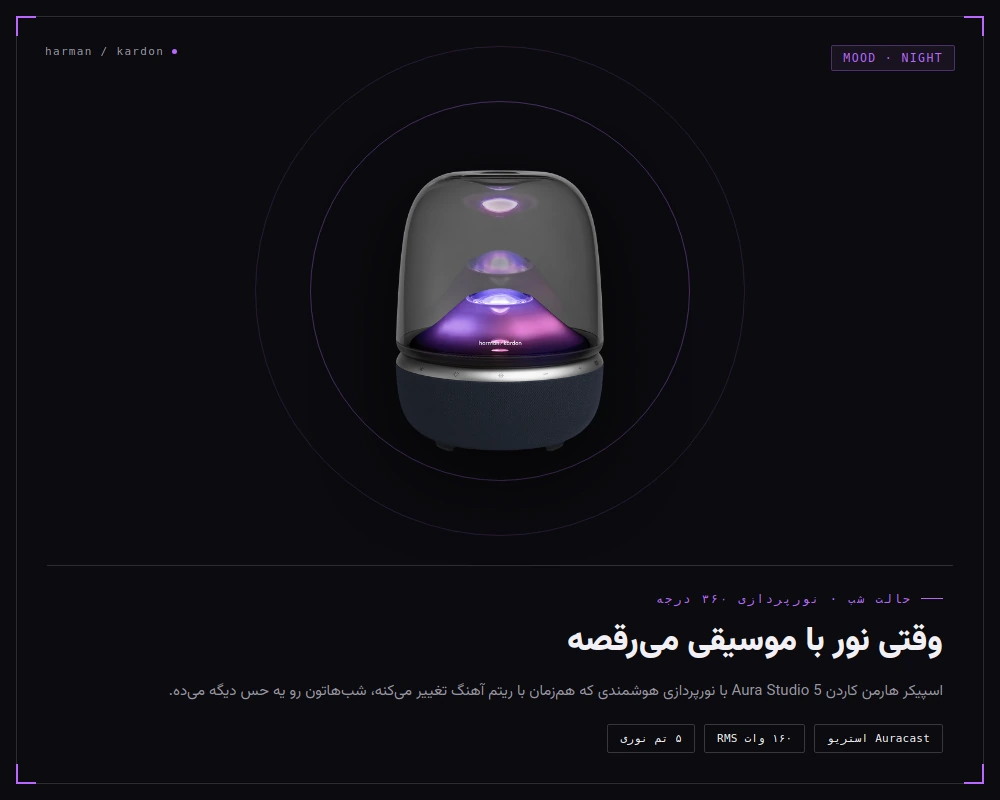 اسپیکر هارمن کاردن Aura Studio 5